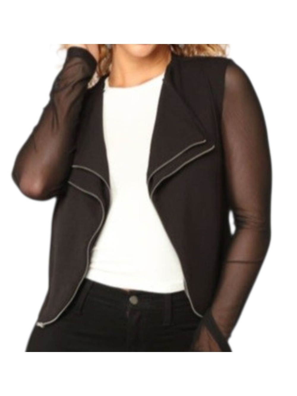 Veste HAVE noire – manches en mesh 🖤